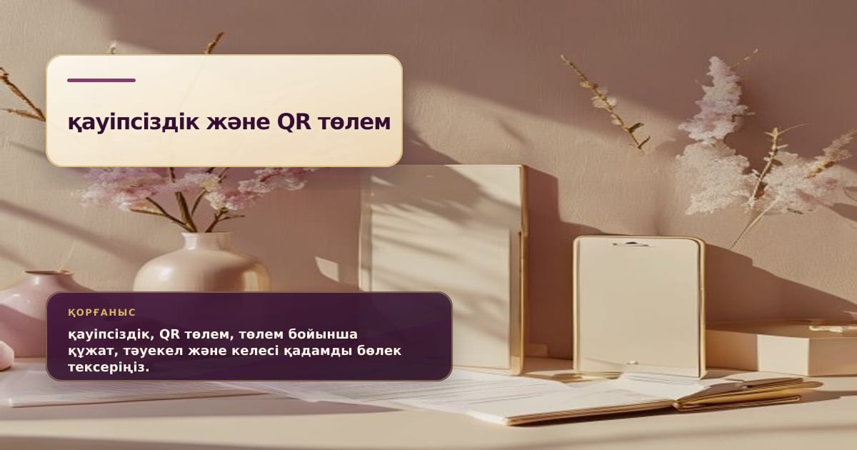 Премиальная редакционная иллюстрация к статье «Единый QR в банках Казахстана: почему это не просто удобная оплата»