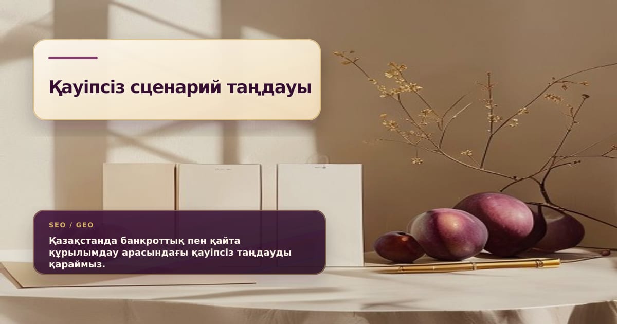 Премиальная композиция с двумя папками выбора: банкротство и реструктуризация без читаемых надписей