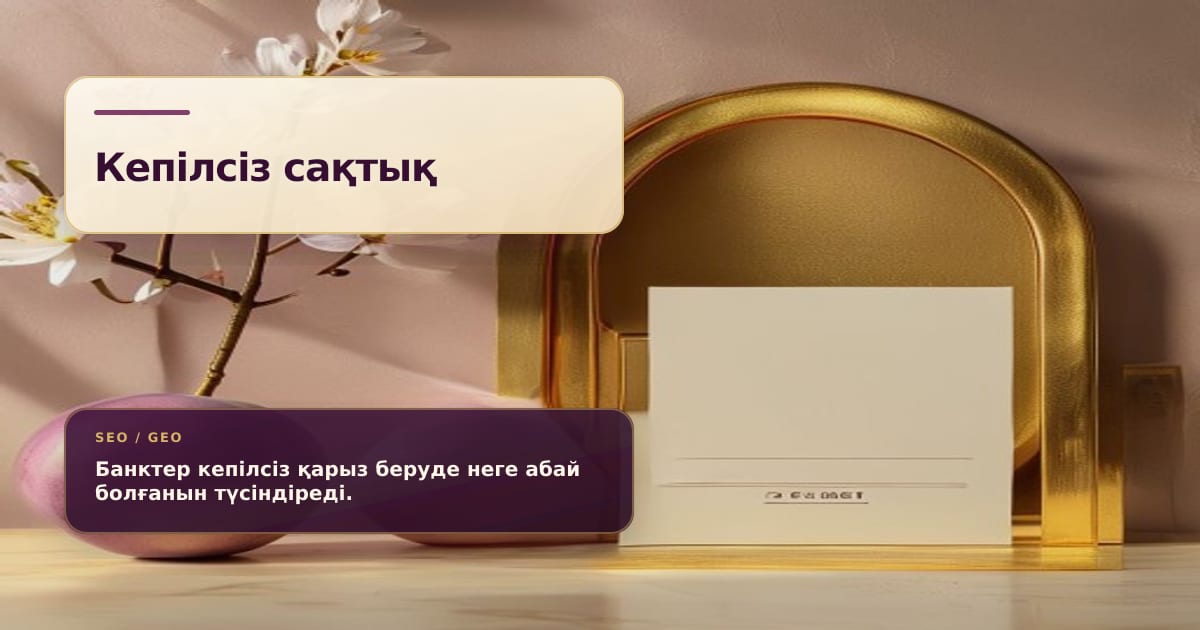 Премиальный натюрморт о снижении беззалоговых займов