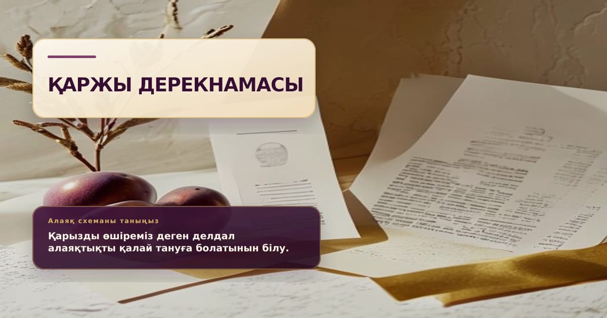 Сомнительное предложение о списании долга среди документов