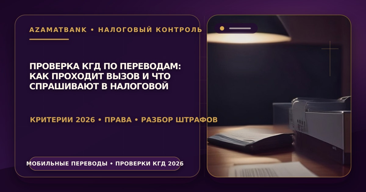 Допрос и налоговая проверка по мобильным переводам в Казахстане: вызов, права, штрафы
