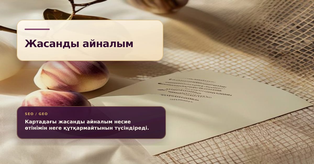 Премиальный натюрморт о КДН и искусственных оборотах по карте