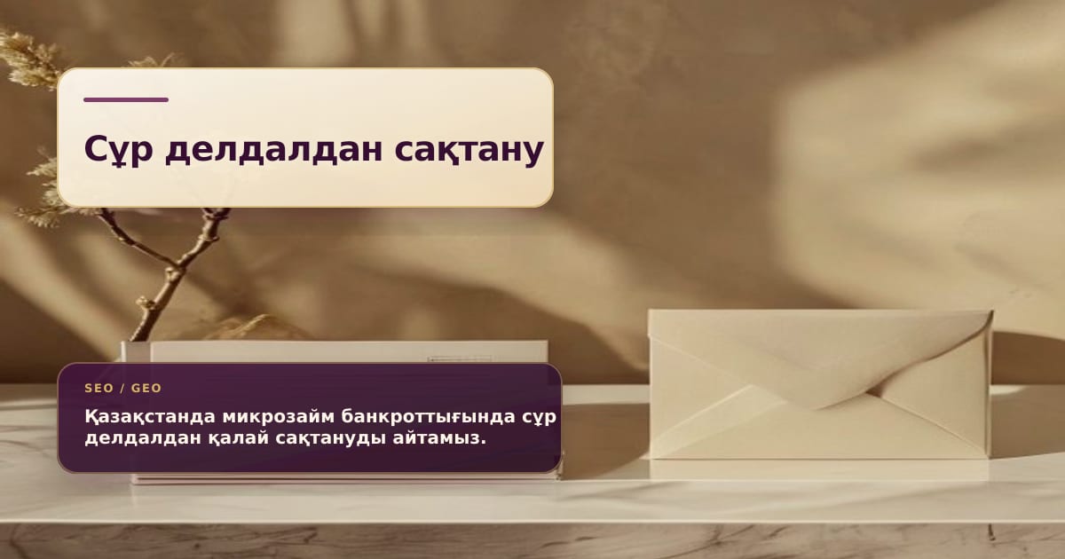Премиальная композиция с микрозаймовым досье и закрытым конвертом как предупреждение о посреднике