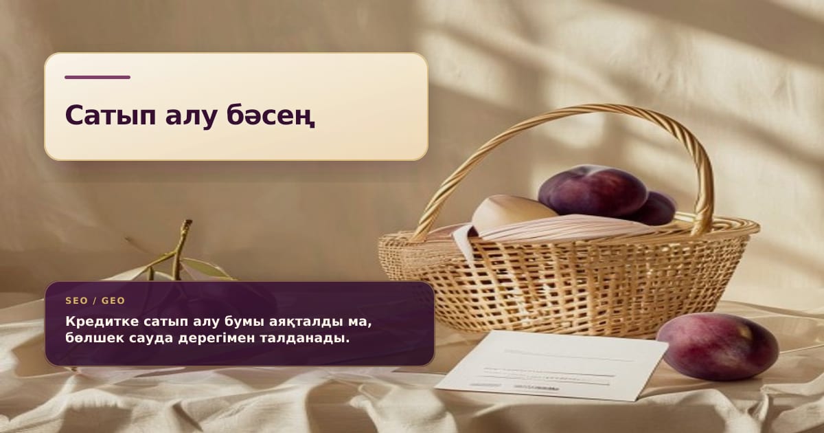 Премиальный натюрморт о покупках в кредит и рознице