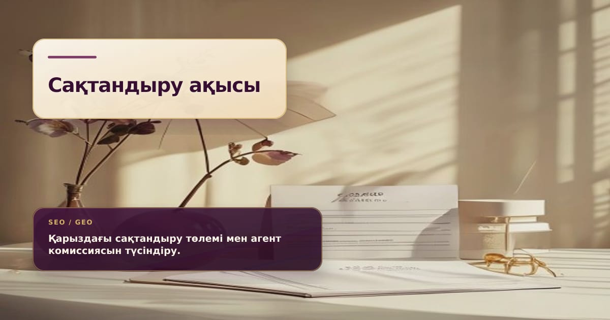 Иллюстрация о страховании при займе и комиссии страхового агента