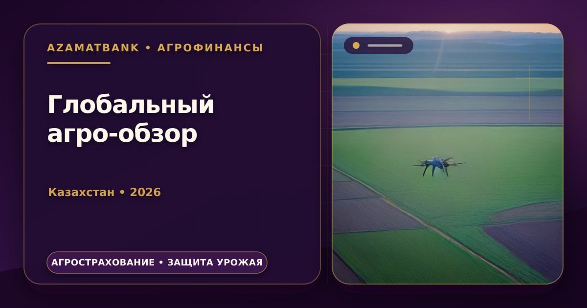 Глобальный агро-обзор: фермеры Аргентины, Канады, Австралии и засуха 2023–2025