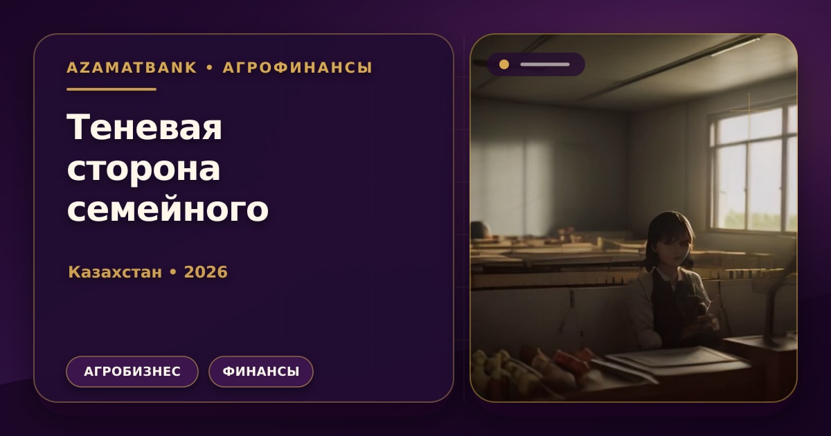 5 финансовых ошибок семейного фермерского хозяйства в Казахстане