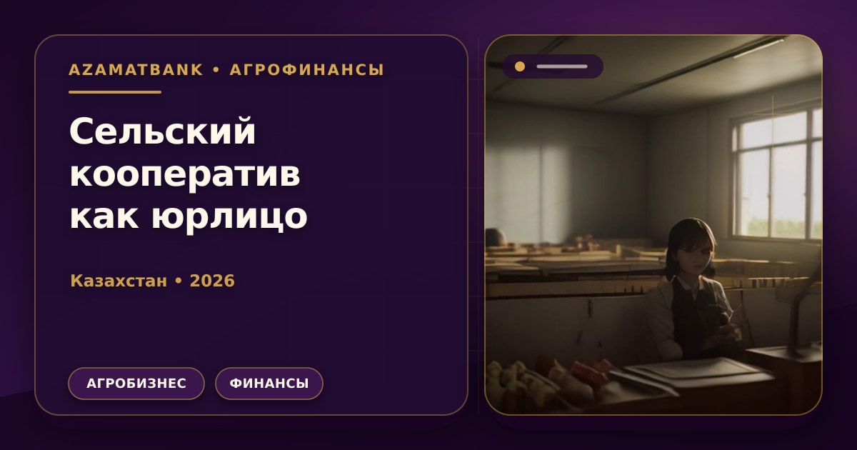 Сельскохозяйственный кооператив как организационно-правовая форма: материал о моделях и тупиках