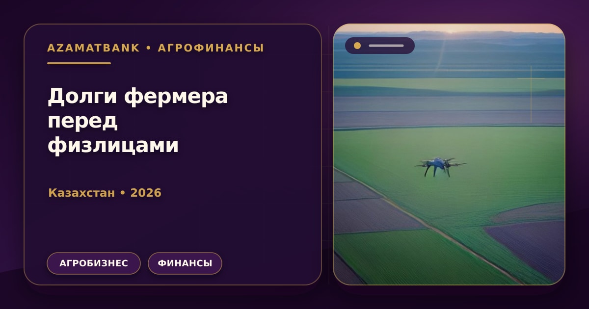 Долги фермера перед физлицами: расписки и реальный долг