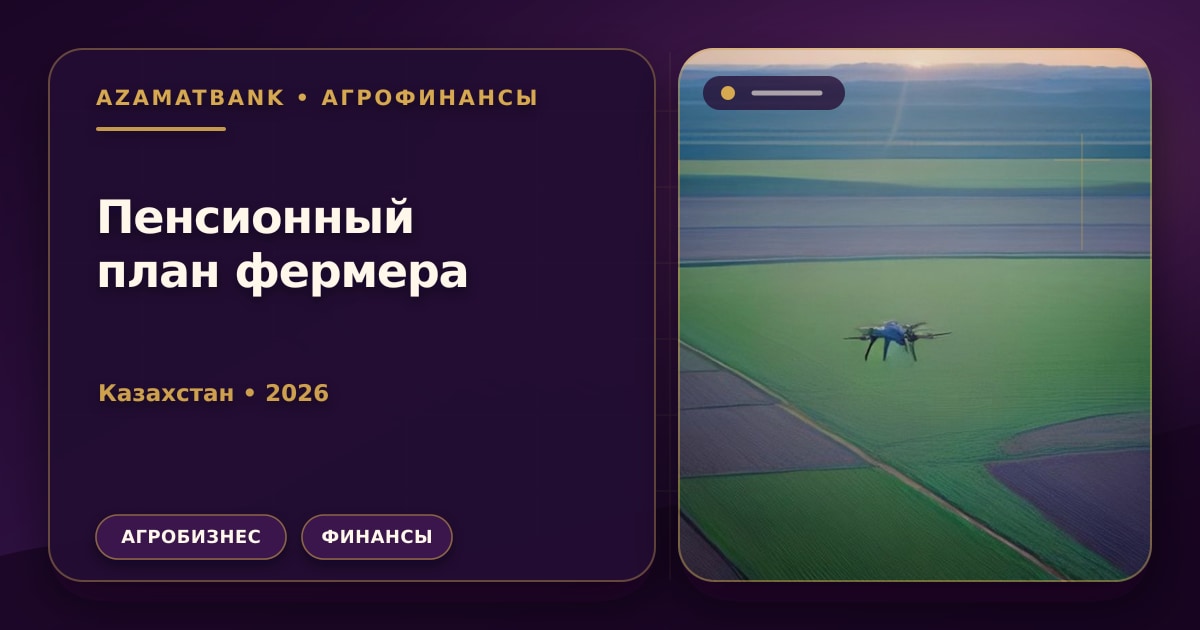 Пенсионная выписка и калькулятор на столе: фермер сверяет 30 лет отчислений в ЕНПФ