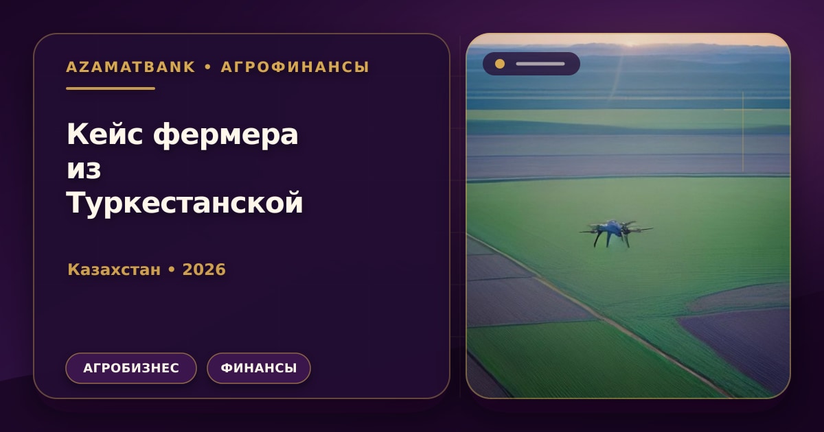 Кейс фермера: хлопок и диверсификация культур в Туркестанской области 2025